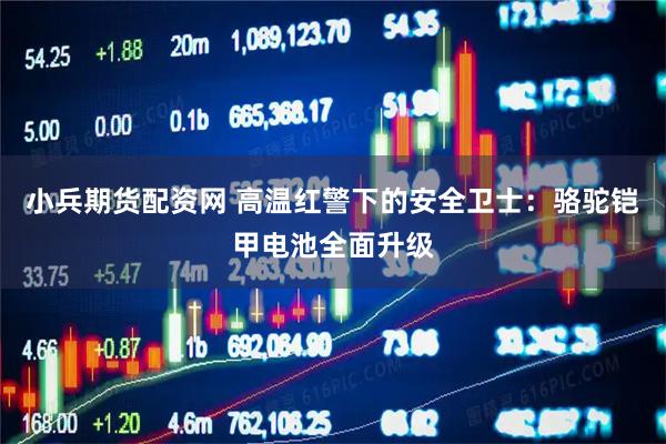 小兵期货配资网 高温红警下的安全卫士：骆驼铠甲电池全面升级